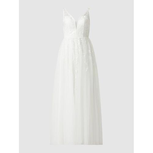 Luxuar Brautkleid aus Tüll mit Cut Outs