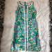 Lilly Pulitzer Dresses | Lilly Pulitzer Ginny Shift Dress In Moving Slowly Easter Dress | Color: Green/Purple | Size: 0