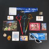 Disney Other | Disney ~16 Rare Items ~Pens, Buttons, Lanyard, & More | Color: Black | Size: Os