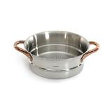 BergHOFF International Ouro 3.5" Cast Iron Steamer Basket w/ 11.5" Diameter Cast Iron in Gray | 3.5 H x 11.5 W in | Wayfair 2220161