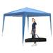LUCKYREMORE 11 Person Tent w/ Carry Bag Steel in Blue/Gray | 98.4 H x 120 W x 120 D in | Wayfair KM3495