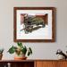 The Holiday Aisle® Country Store Wagon - Picture Frame Photograph Print on Paper in Black/Brown/White | 24 H x 18 W x 1.5 D in | Wayfair