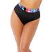 Plus Size Women's High Waist Bikini Bottom by Swimsuits For All in Blooming Floral (Size 18)