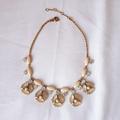 J. Crew Jewelry | J. Crew Floral Necklace | Color: Gold | Size: Os
