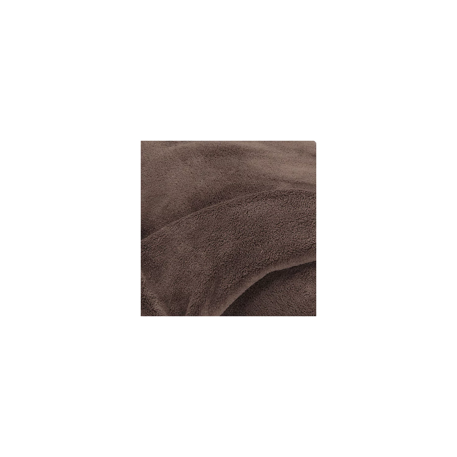 Tissu polaire "Arctique", marron foncé, série "Wellness