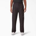 Dickies Men's Slim Straight Fit Double Knee Pants - Black Size 36 X 32 (WPR03)