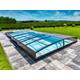 Poolüberdachung SkyCover® Neo Clear 3.5x5.3m - einseitige Schiene