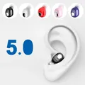 Mini écouteurs intra-auriculaires sans fil Bluetooth 5.0 casque HiFi avec micro écouteurs de