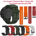 Bracelet de montre de remplacement en silicone pour Suunto 7 D5 bracelet de poignet pour Suunto 9