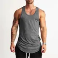 Haut de musculation pour hommes solide précieux stringer débardeur fitness singlet chemise