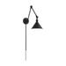 Nuvo Lighting 67114 - 1 Light 120 volt Matte Black Swing Arm Lamp (DELANCEY SWING ARM FIXTURE)