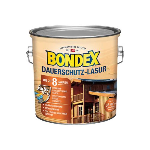 Bondex 2er-Set Dauerschutz-Lasur, je ca. 2,5 l, Grau