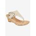 Women's Aida Sandal by White Mountain in Gold Glitter (Size 11 M)