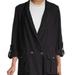 Free People Jackets & Coats | Free People Charly Blazer Nwt M Blue | Color: Black/Blue | Size: M