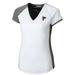 Women's Cutter & Buck White/Gray Atlanta Falcons Presley V-Neck T-Shirt