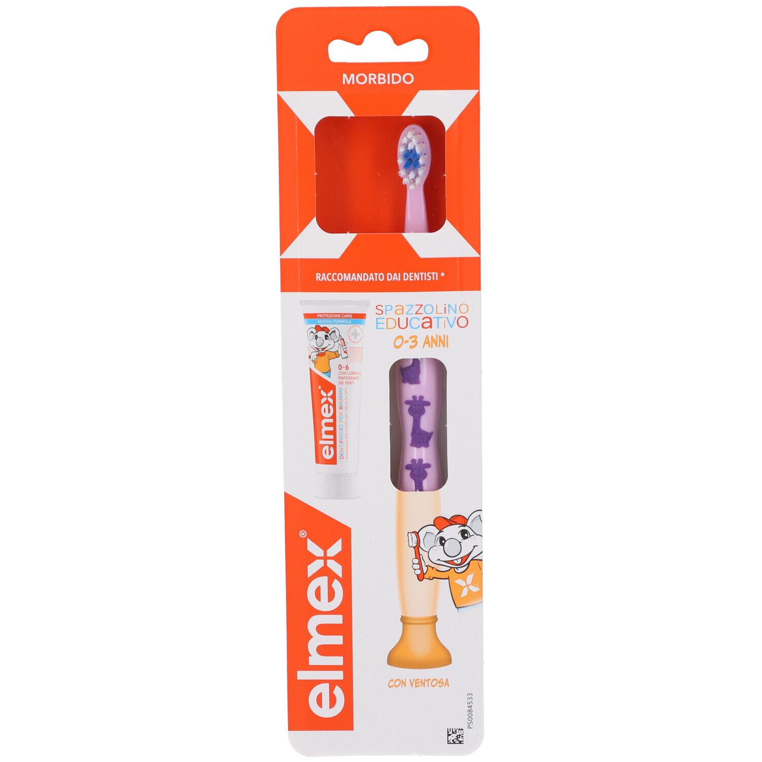 Elmex® Spazzolino educativo Bambini dai 0 ai 3 anni - Morbido 1 pz da