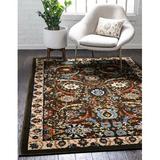 Green 72 x 0.33 in Area Rug - World Menagerie Britannia Floral Area Rug Polypropylene | 72 W x 0.33 D in | Wayfair 131CF2A8A244412FA1E3C6363E4B4F1F