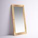 Etta Avenue™ Amaretto Rectangle Wood Full Length Mirror Wood in Brown | 80 H x 40 W x 2 D in | Wayfair 690645FEEC9F4B1CA5DA1E0BE85F98D6