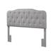 Charlton Home® Suffield Full/Queen Panel Headboard Upholstered/Linen in Gray | 48 H x 65 W x 3 D in | Wayfair 2167D82E469F4C70868117DED0F116EF