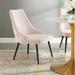 Adorn Tufted Performance Velvet Dining Side Chair by Modway Wood/Upholstered/Velvet in Pink | 34 H x 22 W x 25 D in | Wayfair EEI-3907-PNK