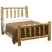 Loon Peak® Lytle Solid Wood Low Profile Standard Bed Wood in Brown | 60 H x 80 W x 92 D in | Wayfair BF7577A2C7814AFAA4BED620801EF6C0