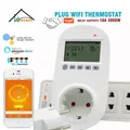 HESSWAY-Thermostat électrique pour prise de courant UE thermostat de chaleur Wi-Fi TUYA CED 16A