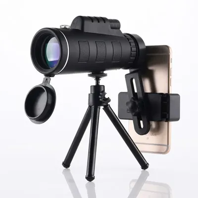 Télescope monoculaire Zoom 40x60 pour Smartphone caméra HD Vision en plein air Camping