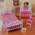 Commode pour poupée Barbie ensemble de meubles accessoires de jouets pour enfants DIY