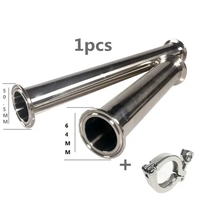 WZJG-Tube de bobine de type LeicClamp sanitaire pince à virole 51mm 64mm 1mm 38/50mm SS316 4