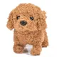 Chien robot en peluche électronique pour enfants chiot diabétique Wag Tail laisse jouets Teddy