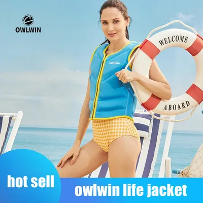 Owlwin-Gilet de sauvetage de pêche pour adultes et enfants veste d'eau vêtements de sport