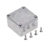 Boîtier électronique moulé sous pression en argent boîte de projet Stompbox 1590LB 50.5x50.5x31mm
