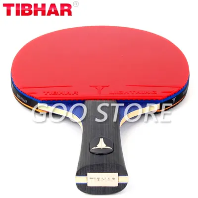 TIBHAR-Raquette de tennis de table avec éponge 6 7 8/9 étoiles tuyaux polyvalents dans les