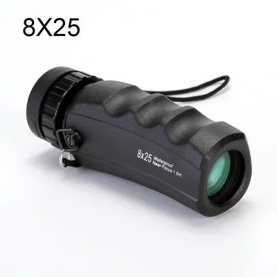 Binoculaire monoculaire 8x25 HD oculaire de mise au point optique Bak4 prisme tourisme haute
