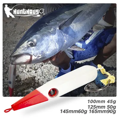 Hunthouse – leurre rigide coulant pour la pêche à la traîne appât artificiel idéal pour le thon le