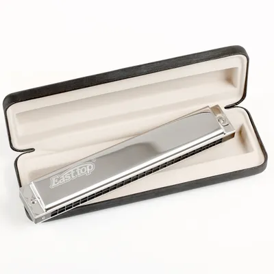 Gong Easttop – harmonica t2403 instrument de musique polyphonique 24 trous pour adulte et