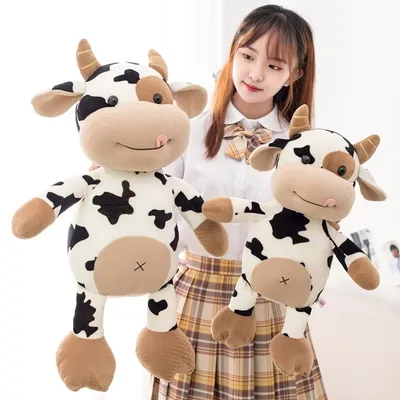 Nouveau jouet en peluche de vache pour enfant poupée douce animal en peluche mignon cadeau