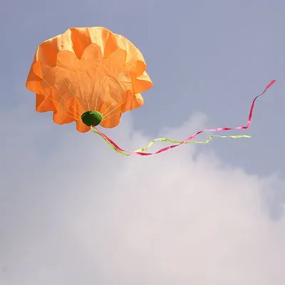 Parachute à Lancer à la Main avec Lumière LED pour Enfant Jouet d'Extérieur Parc Fitness dehors