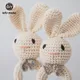 Let's Make – ensemble de jouets en bois pour bébé 1 pièce lapin Dropshipping Crochet hochet