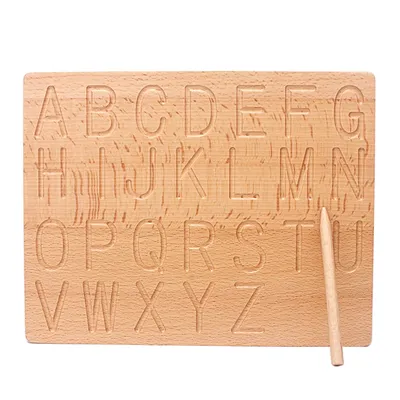 Planche de Cognition jouets en langue Montessori lettres de l'alphabet et chiffres 0-9 pratique
