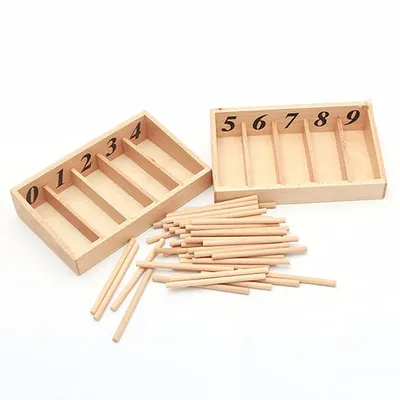 Montessori maths jouets mathématiques Montessori matériaux éducatifs boîte à broche en bois
