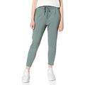 VERO MODA Damen VMEVA MR Loose String Pant GA NOOS Hose, Balsam Green, M / 30L