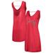 "Women's G-III 4Her by Carl Banks Heathered Red Arizona Diamondbacks Swim Cover-Up Dress"