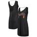 Women's G-III 4Her by Carl Banks Heathered Black San Francisco Giants Swim Cover-Up Dress