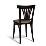 GAR 23 Series Side Chair Wood in Brown | 33.25 H x 17 W x 19.25 D in | Wayfair GC-23-VS-SIDE-LQ-WALN-FRAME