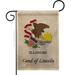 Breeze Decor Illinois Americana States Impressions Decorative Vertical 2-Sided Burlap 1'5 x 1 ft. Garden Flag in Brown | 18.5 H x 13 W in | Wayfair