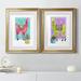 Indigo Safari Lovely Llama III - 2 Piece Painting Print Set Paper in Blue/Green/Red | 18.5 H x 49 W x 1.5 D in | Wayfair