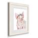 Harper Orchard Flower Crown Pig - Picture Frame Painting Print on Paper in Pink | 20 H x 17 W x 1.5 D in | Wayfair 3751EE26B6C146ECA604A1D135CBDFF6