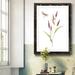 August Grove® Wildflower Botanical IV - Picture Frame Painting Print on Paper Metal in Green/Indigo | 32 H x 23 W in | Wayfair