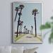 Bay Isle Home™ Path to Huntington Beach by J Paul - Picture Frame Photograph Print on Canvas Canvas, in Blue/Green | Wayfair